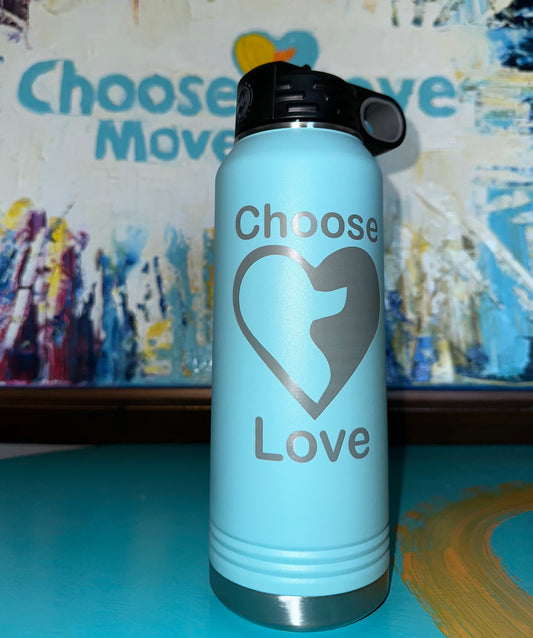 32oz Teal Water Bottle