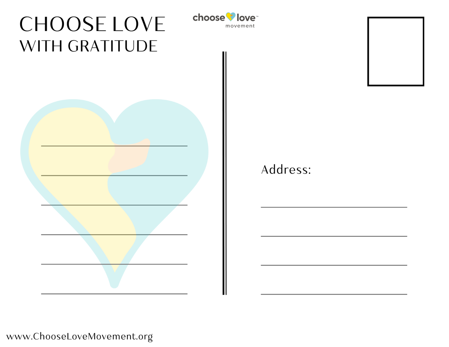 Gratitude Postcards