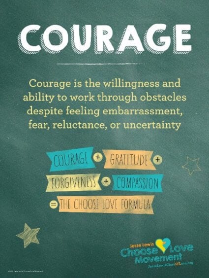 Poster - Courage