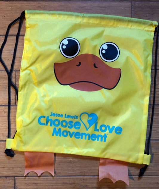 Bag - Choose Love Drawstring Duck
