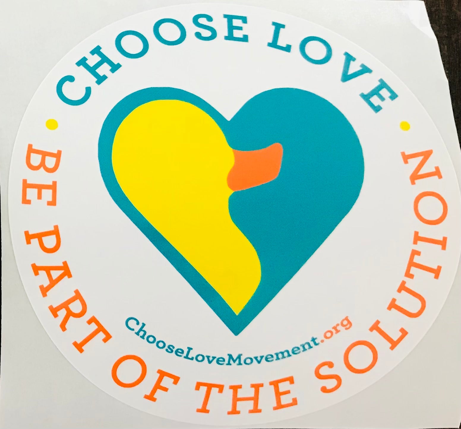 Sticker - Choose Love/Be Part of the Solution – Choose Love Movement