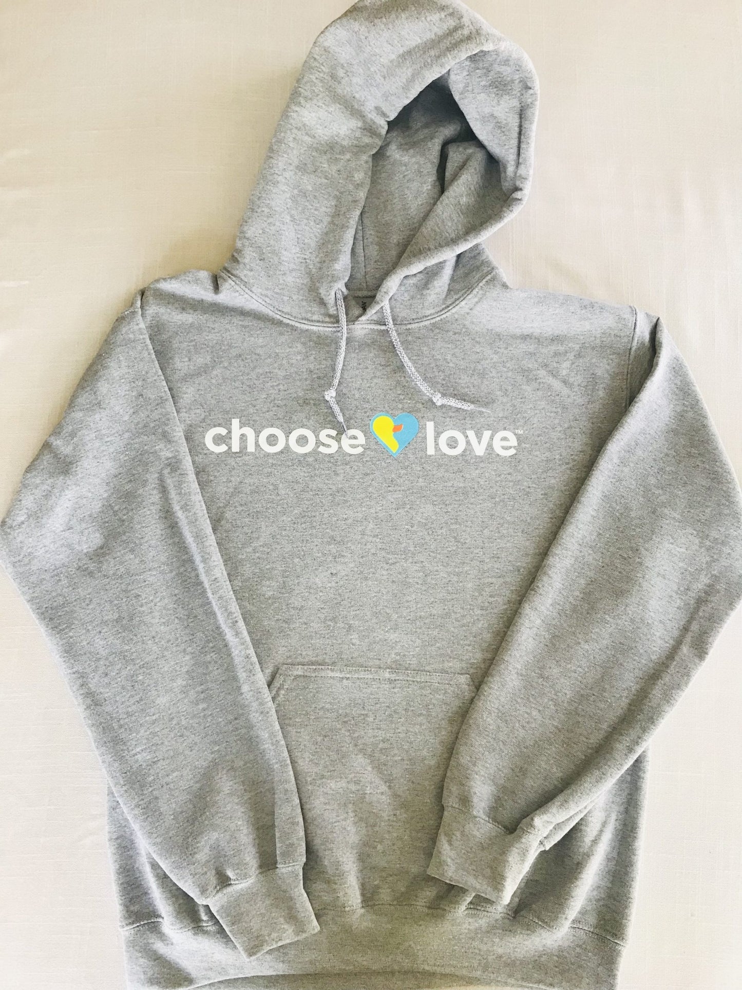 Choose Love Gray Hoodie
