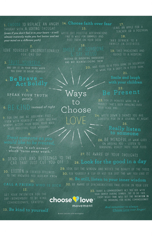 Poster - Ways to Choose Love